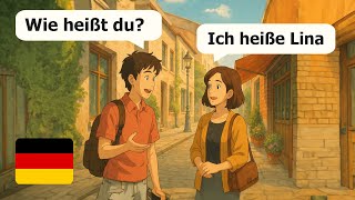 10 Short German Conversations for Beginners | German dialogues (A1-A2)