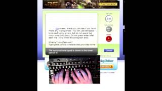 Mojocrunch typing 142 WPM with 100% accuracy.