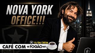 CAFÉ COM FOGÃONET: PRESIDENTE DO BOTAFOGO TRABALHA EM NOVA YORK | NILTON SANTOS PASSA POR MELHORIAS