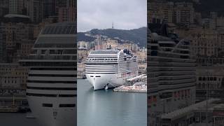 MSC WORLD EUROPA docked in Italy 🇮🇹 #mscworldeuropa #mscworldamerica one of the best MSC ships
