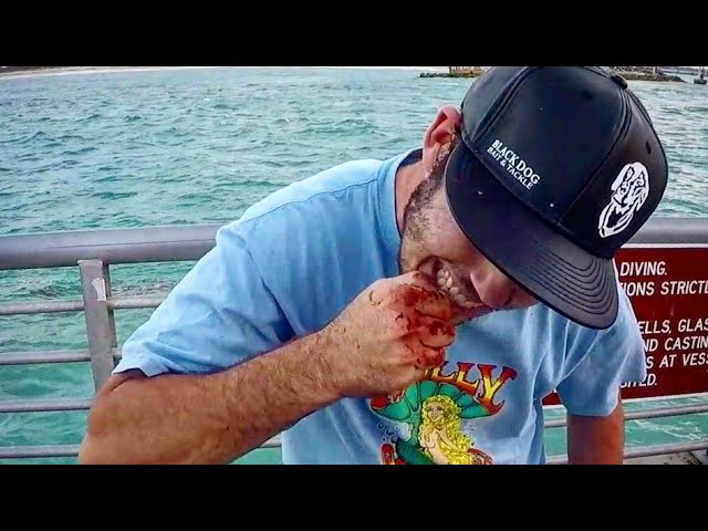 Fishing - He Ate It RAW! - Awesome Snook Fishing Action
