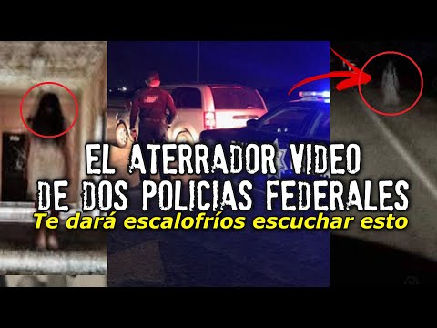 The terrifying video of two federal police officers