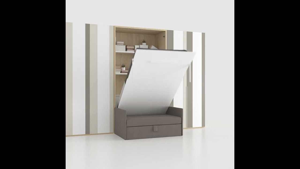 Cama abatible con sofá