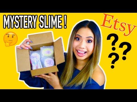 ETSY MYSTERY SLIME UNBOXING!! 100% HONEST REVIEW.. IS IT WORTH IT?! Video
