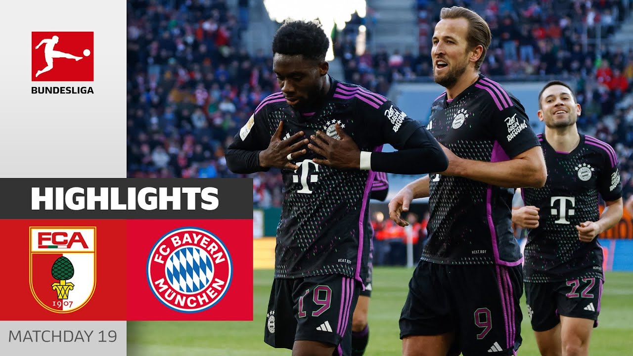 FC Augsburg vs FC Bayern München highlights