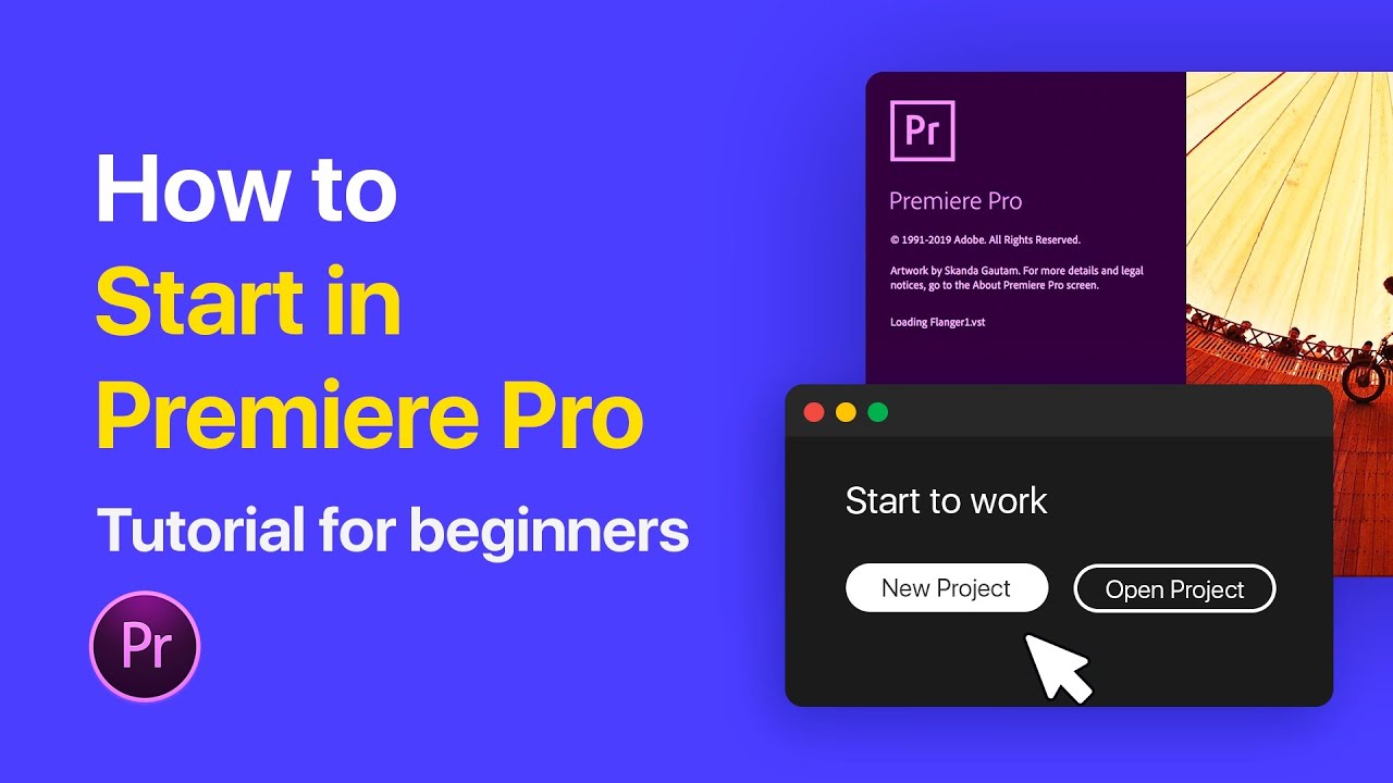 Create a project and import a clip in Premiere Pro