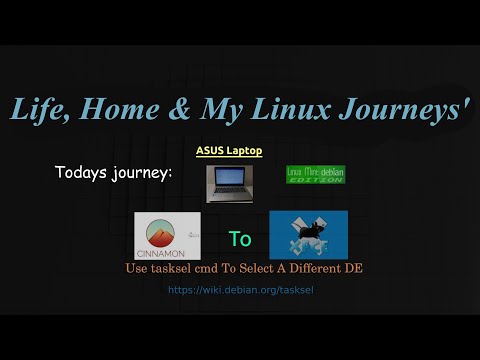 LMDE 5 (Elsie) Cinnamon Desktop To Xfce Desktop Tasksel Laptop & Xfce Task Install