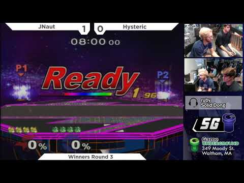SG 21.2 SSBM - JNaut (Sheik, Fox) vs. Hysteric (Jigglypuff) - Melee WR3