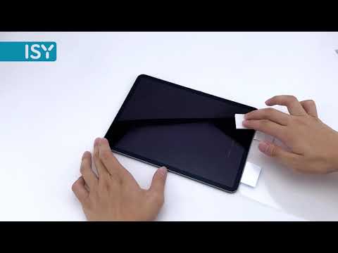 Installation Instruction for ISY Paperfeel Tablet Screen Protector