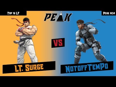 Top 16 LF LT. Surge (Ryu) vs  NotOffTemPo (Snake) (Peak #34)