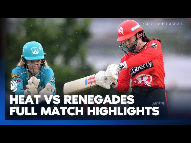 Brisbane Heat Women vs Melbourne Renegades Women | WBBL 11 | Full Match Highlights