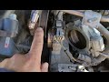 2007 CADIL DTS REMOVE INTAKE MANIFOLD STARTER CRANK SENSOR KNOCK SENSOR