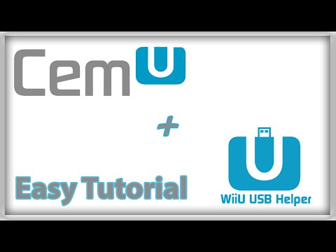 How to install Cemu 2.0 on PC to play Wii U games! + How to Install And  Use Wii u USB helper