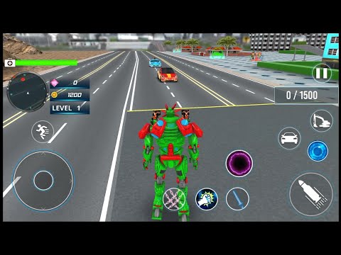 Monster Crane Robot Car Games - Android Gameplay