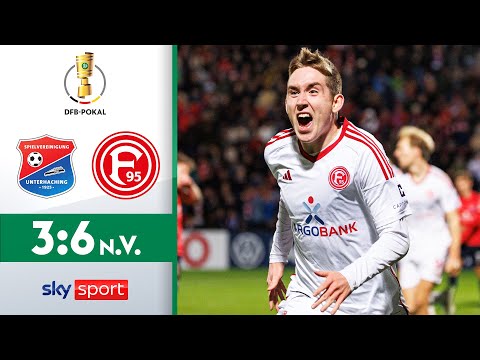Neun Tore!! | SpVgg Unterhaching - Fortuna Düsseldorf | Highlights - Runde 2 | DFB Pokal 2023/24