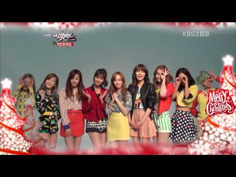 [HD 1080p] 121221 SNSD Christmas Message @ MuBank