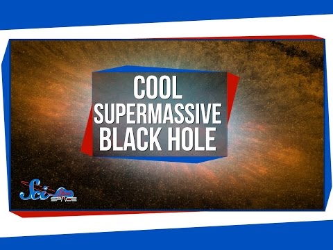 A Strangely Cool Supermassive Black Hole!