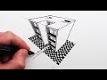How to Draw using 3-Point Perspective: Simple Buildings