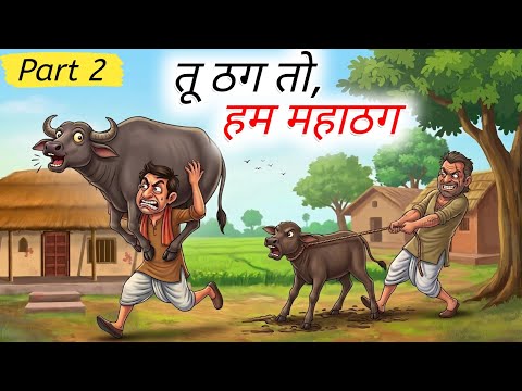 एक चोर तो दूसरा महाचोर | PART 2 | Tu Chor Ham Mahachor | Hindi Kahaniya | Animated Story