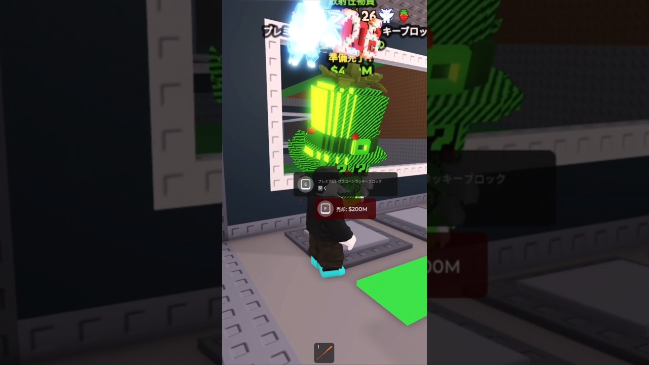 入手不可なラッキーブロック！。