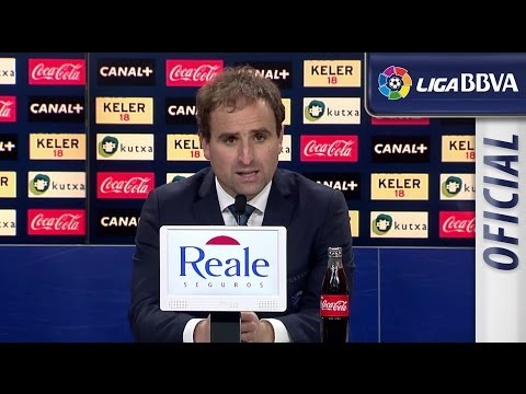 Press Conference Arrasate after Real Sociedad (2-1) RCD Espanyol - HD