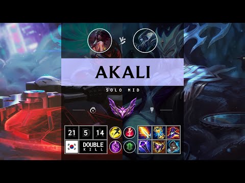Akali Mid vs Lissandra - KR Master Patch 14.12