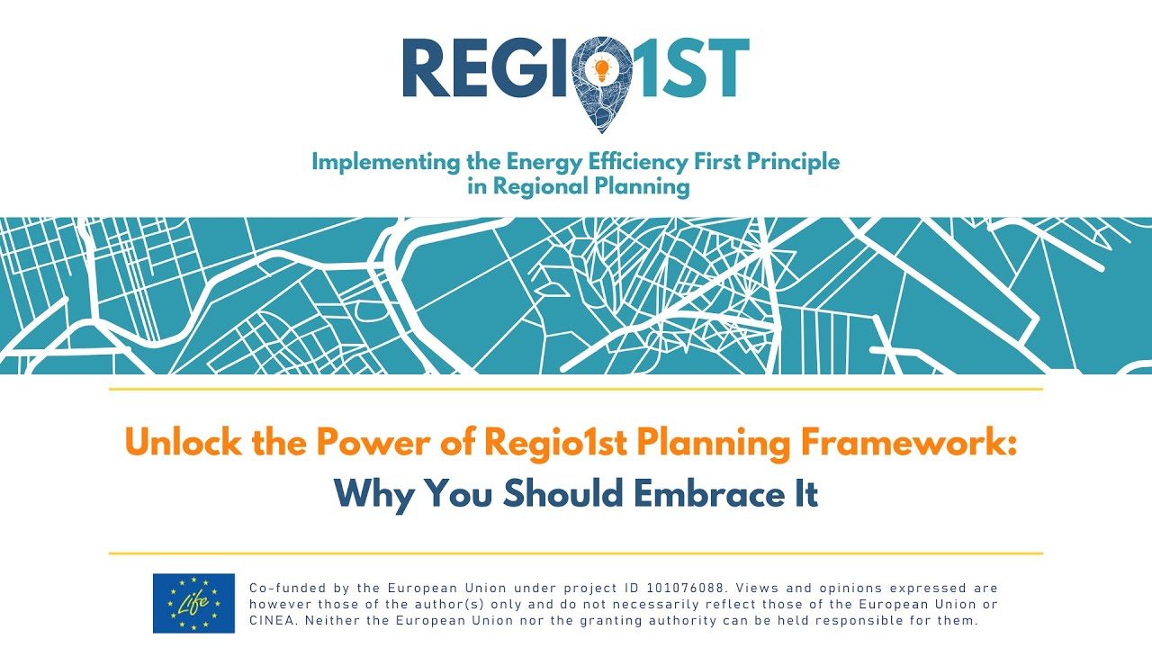 Unlock the Power of Regio1st Planning Framework-Implementing the EE1 Principle in Regional Planning