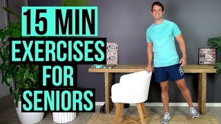 15 Minute Exercises for Seniors with Physiotherapist - At Home Exercises