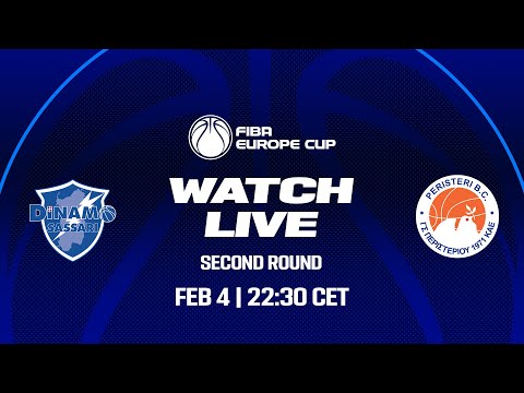 LIVE - Dinamo BDS Sassari v Peristeri Betsson | FIBA Europe Cup 2025-26 | Second Round
