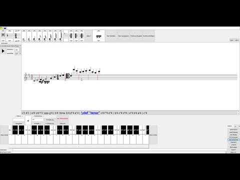 LilyLine - Neuer Noteneditor für LilyPond