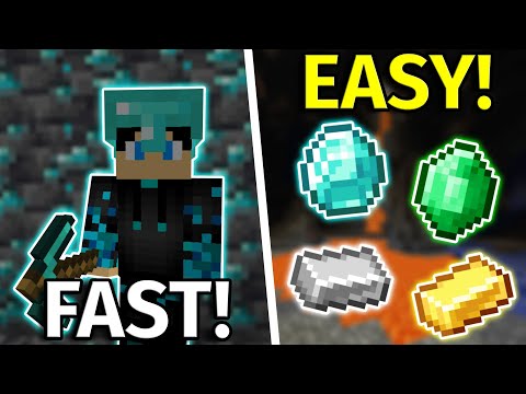 The BEST Way To Find and Mine ALL Ores in Minecraft 1.19!