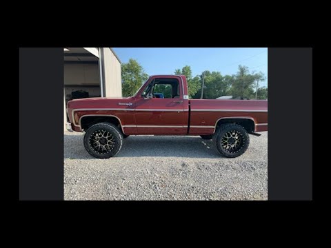 We Lifted our 1974 K-10!  Rough Country Lift Install with 24x12's and 33s....... Hard Cali Lean !!