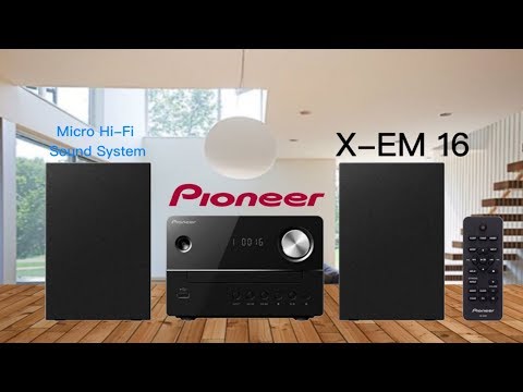 Pioneer Micro Hi-Fi Sound System X-EM 16