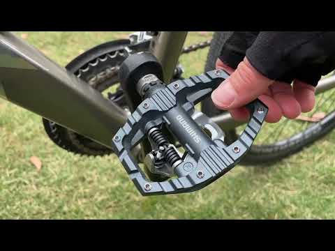 SHIMANO PD EH500 Pedals - Review Why I chose these Hybrid Cleat SPD pedals Gravel Mountain Bike