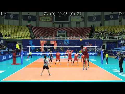Volleyball Japan vs Thailand Amazing FULL Match Asia Champ