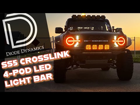 BEST BUMPER LIGHT BAR BY DIODE DYNAMICS - SS5 CROSSLINK LIGHT BAR | The Bronco Adventures