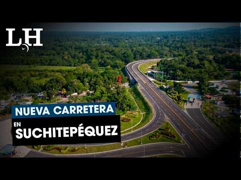 Así se ve Xochi, la nueva carretera en Suchitepéquez que descongestionaría la CA-2