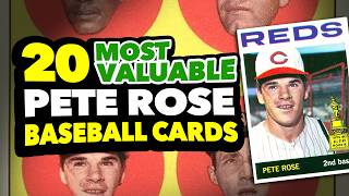 Pete Rose Baseball Cards Worth BIG MONEY!
