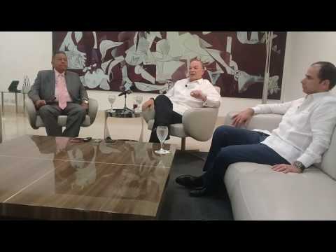 Frank y Frank Elías Rainieri hablan de turismo en el almuerzo del Grupo Corripio