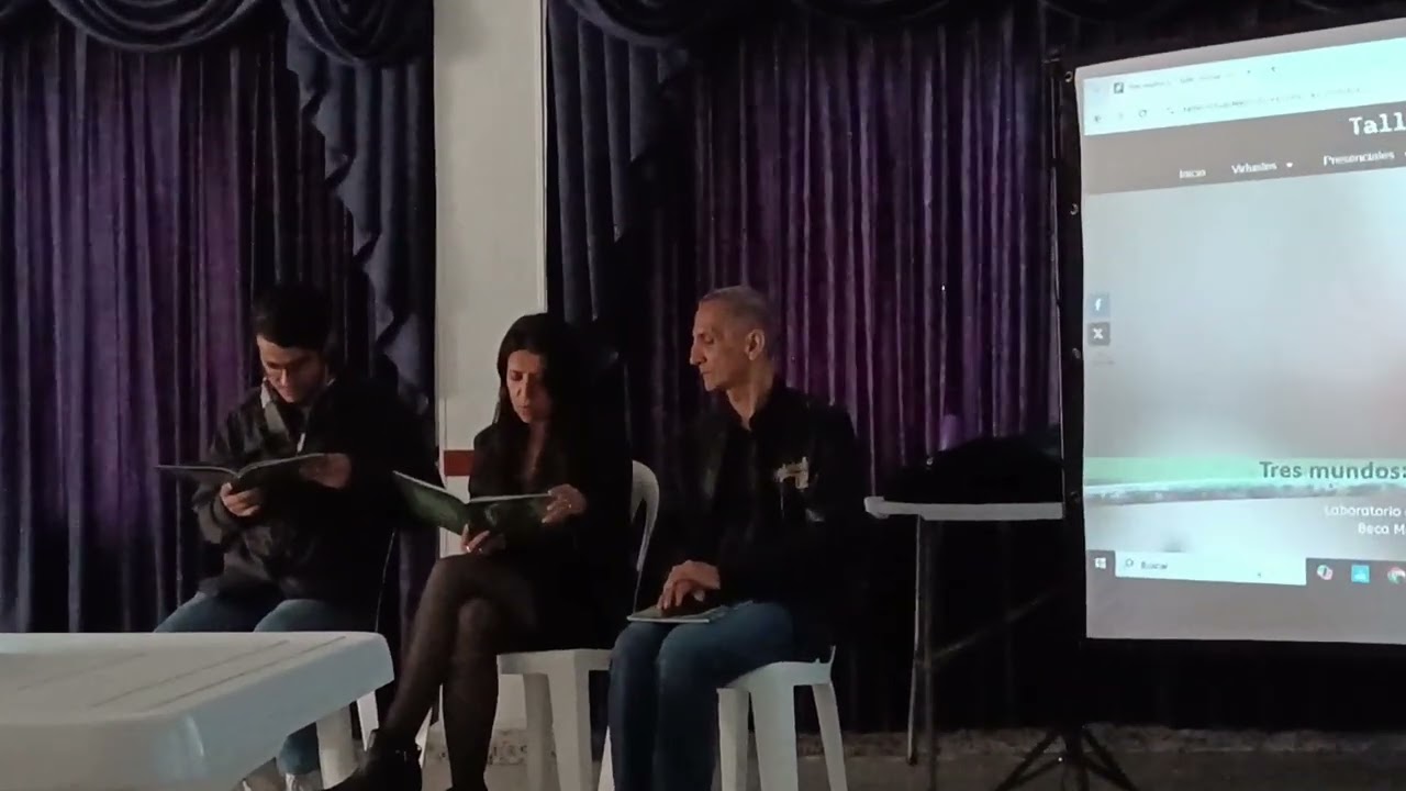 Alex Casallas, Claudia Torres y Francisco Chaux  - Lectura de sus composiciones en libro álbum