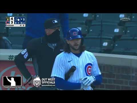Ejection 016 - Cory Blaser Ejects David Ross Over Ninth Inning Strike Call at Wrigley Field