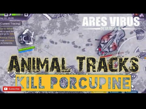 ARES VIRUS | SIDE | Animal Tracks: Find and kill Porcupine  by tracking its footprints.