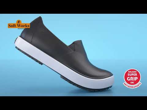Tênis profissional antiderrapante da Soft Works EPI modelo BB82 com CA 49.282 do MTE