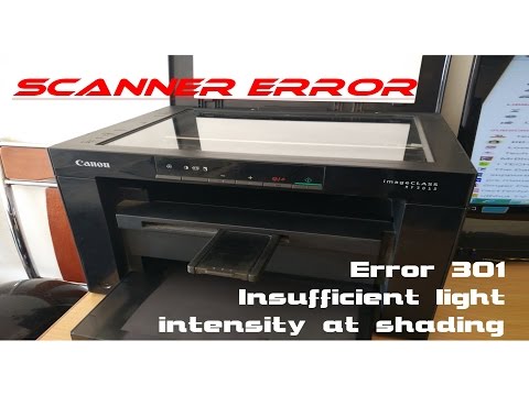 Canon MF3010 Scanner Problem Error 301|| Canon Disassembly || Image Class Scanner Problem