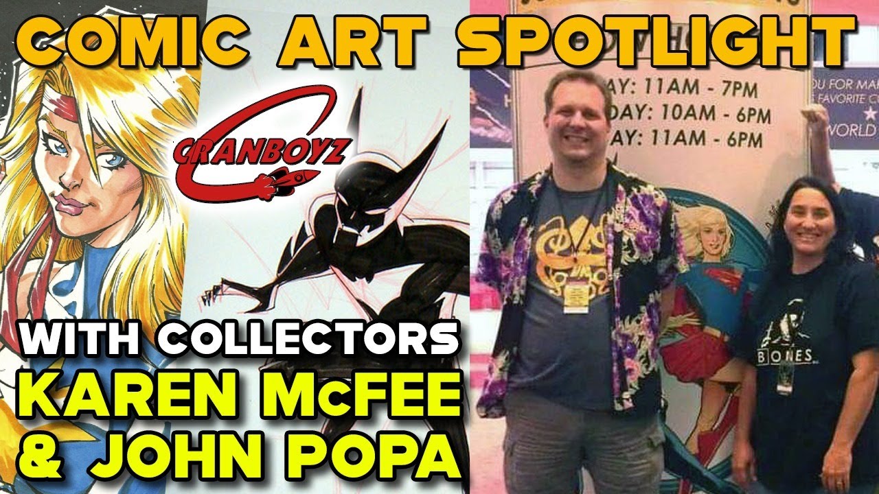Comic Art Spotlight with Collectors Karen McFee and John Popa