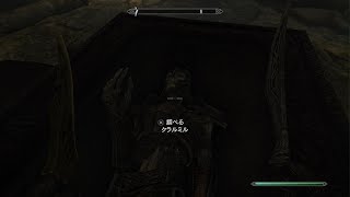 【PS5】スカイリム 眠り続けるクラルミルと従者達