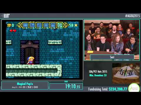Magical Pop'n by Sent in 29:58 - AGDQ2015 - Part 57