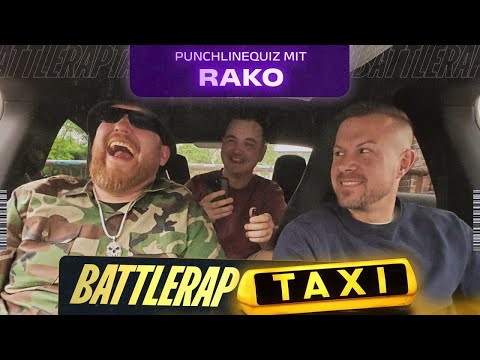 Rako im Battle Rap Taxi Punchline Quiz