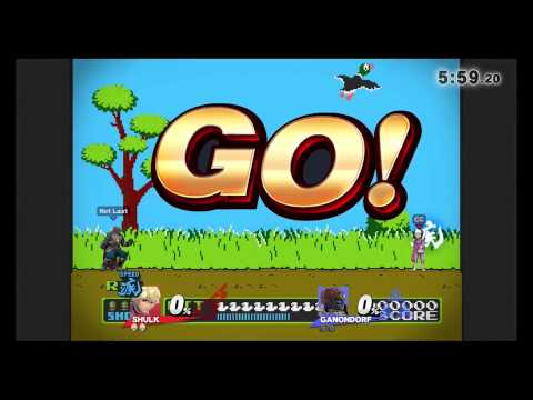 SSB4: CondorCorrect (Shulk) vs. Not Last (Peach / Ganondorf) - Grand Finals - Fight Night #5