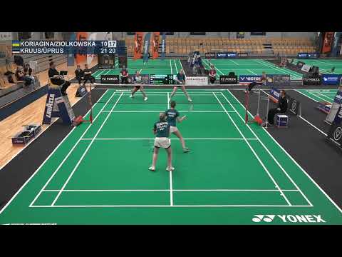 Match point - Koriagina / Ziolkowska vs Kruus / Üprus - WD, SF - Latvia International 2025